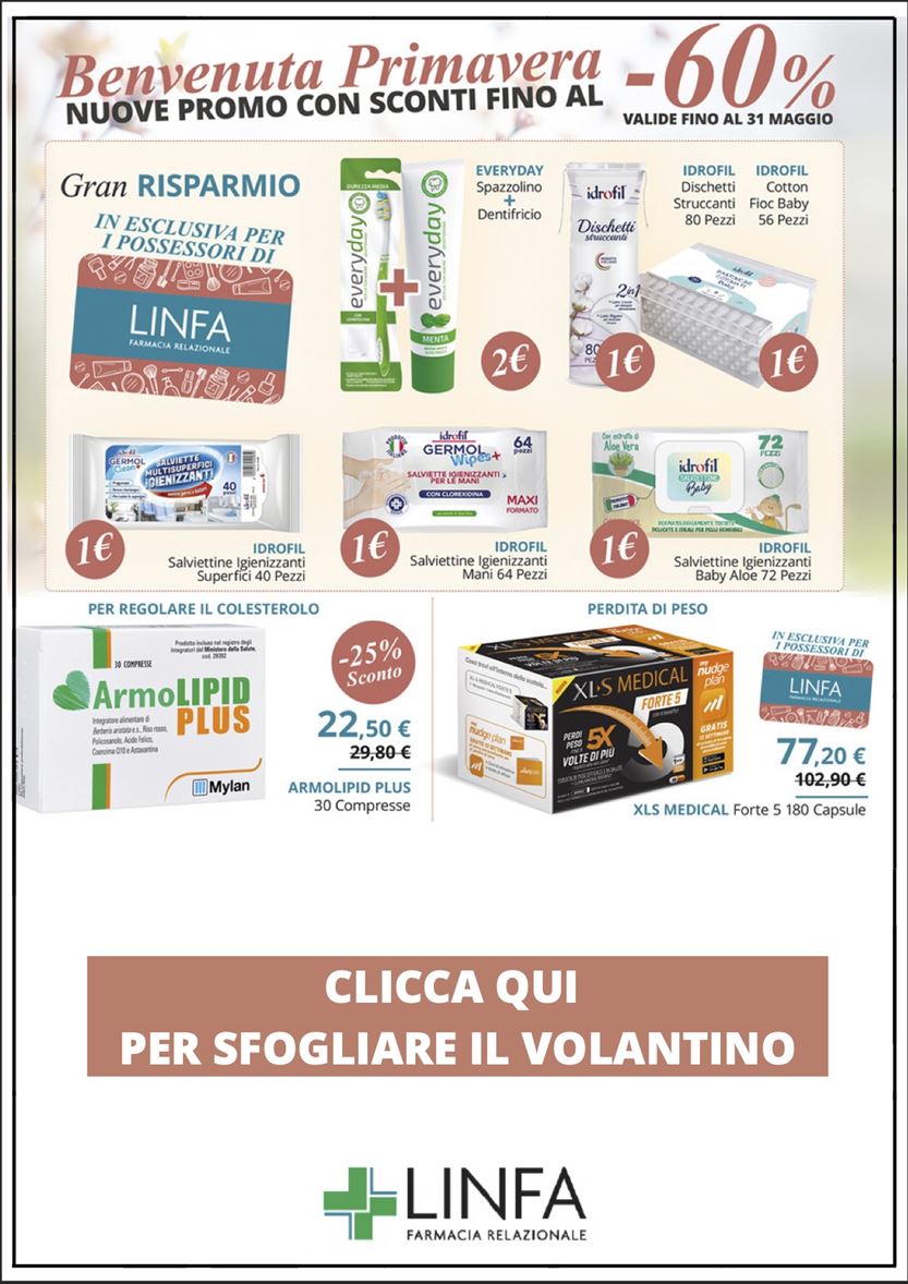 Sconti primavera fino al -60%