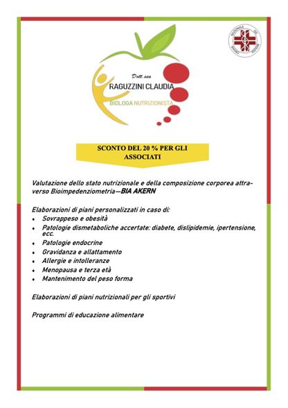 sconto 20% per gli associati