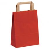sacchetto di carta rosso