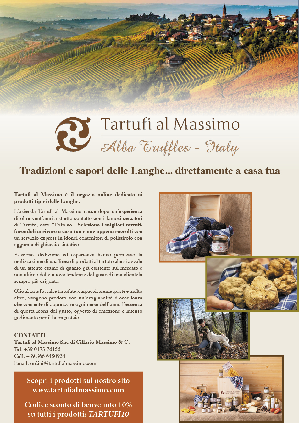 Locandina Tartufi al Massimo - immagine prodotti