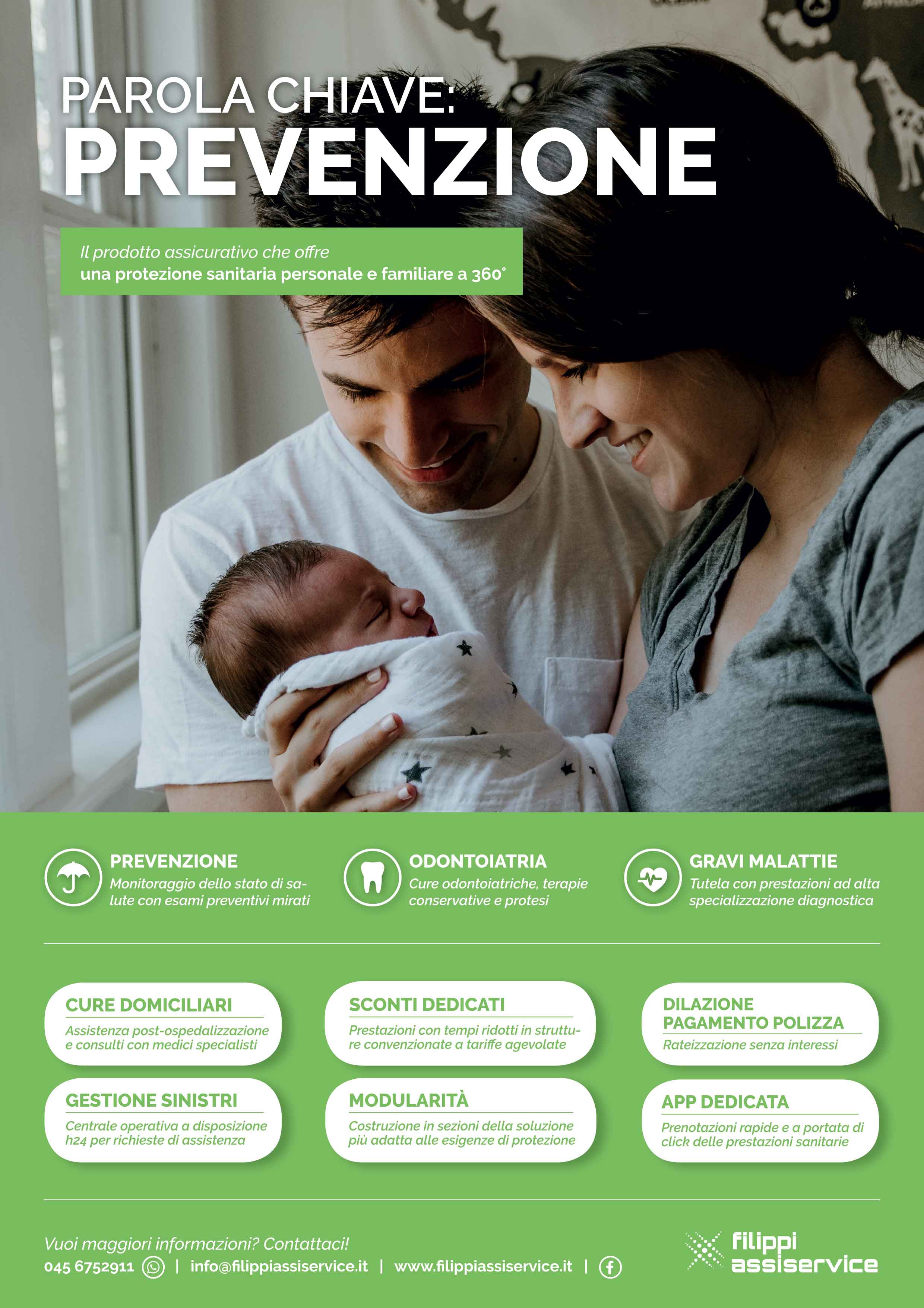 Parola Chiave: Prevenzione. Il prodotto assicurativo che offre una protezione sanitaria personale e familiare a 360°