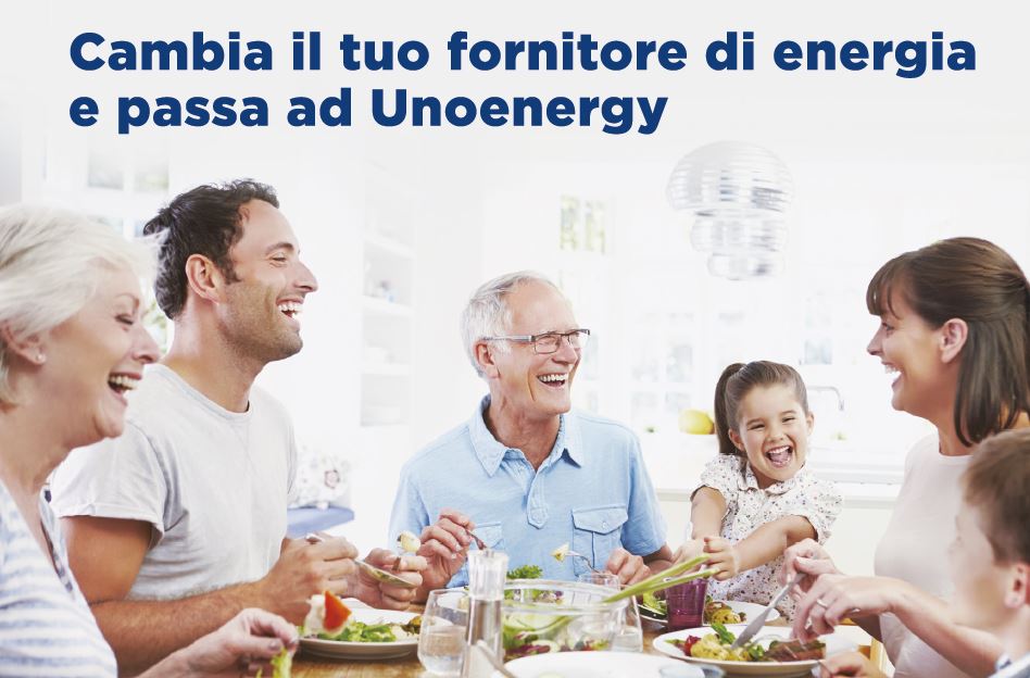 cambia il tuo fornitore di energia e passa ad Unoenergy