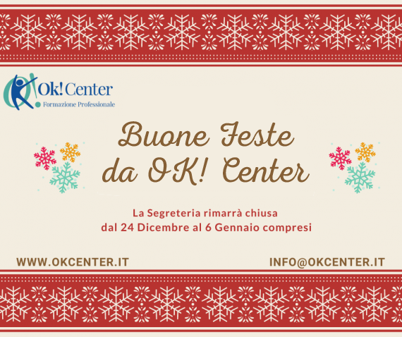 buone feste da ok center