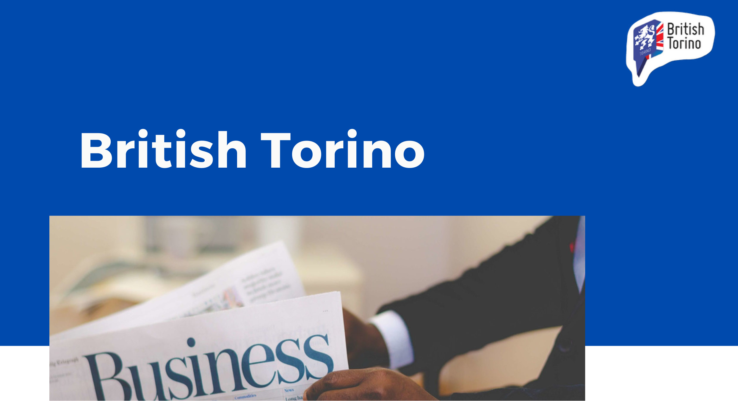 British Torino - Immagine con bandiere dell'Inghilterra