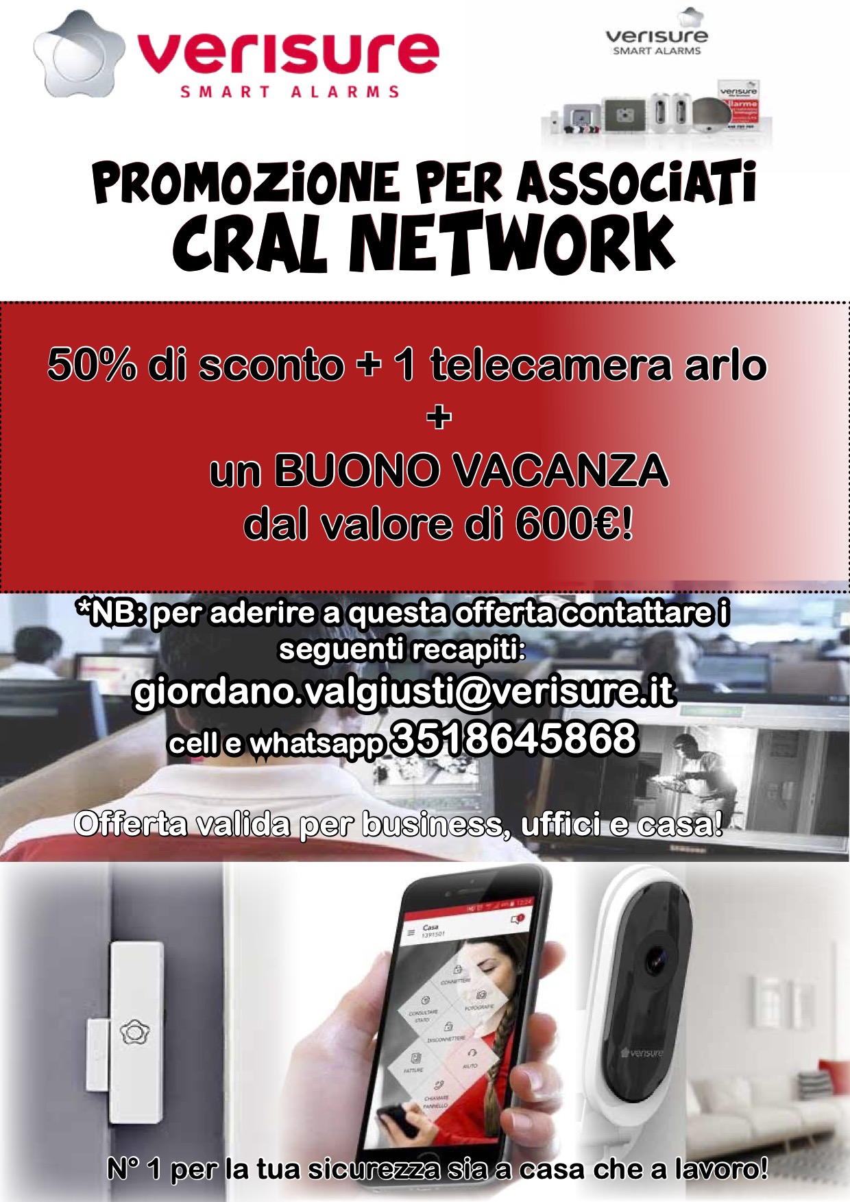locandina con promo