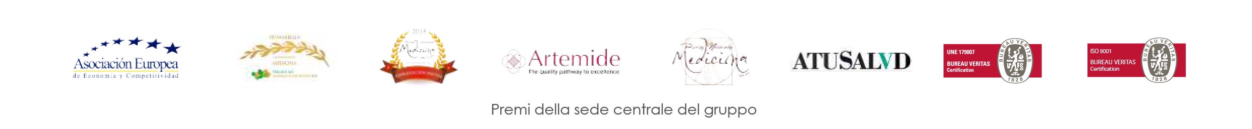 Premi ricevuti dalla sede principale del gruppo