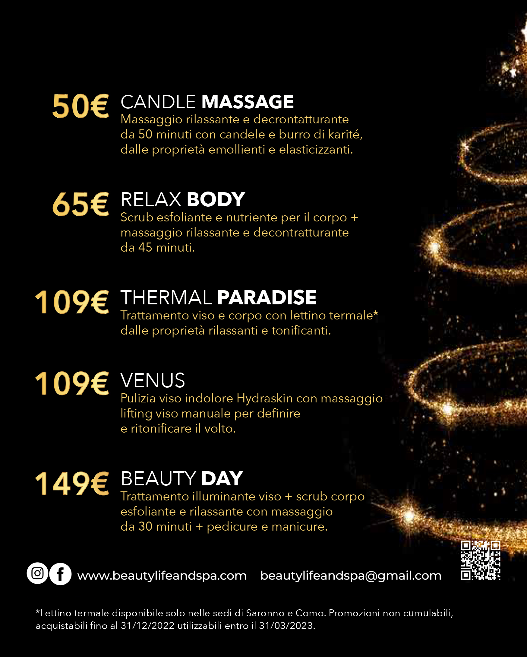 Locandina Beauty Life Card Natale