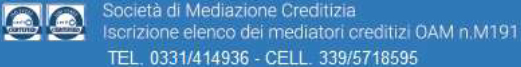 società di mediazione creditiziaIscrizione elenco dei mediatori creditizi OAM n. M191