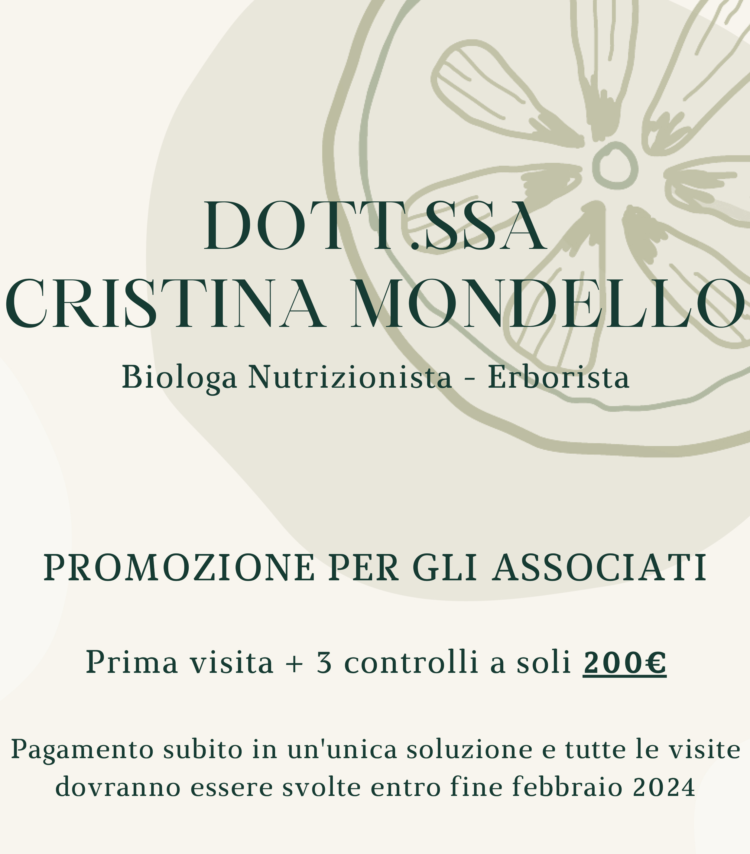 Locandina Promozione prima visita + 2 controlli a soli 200 euro