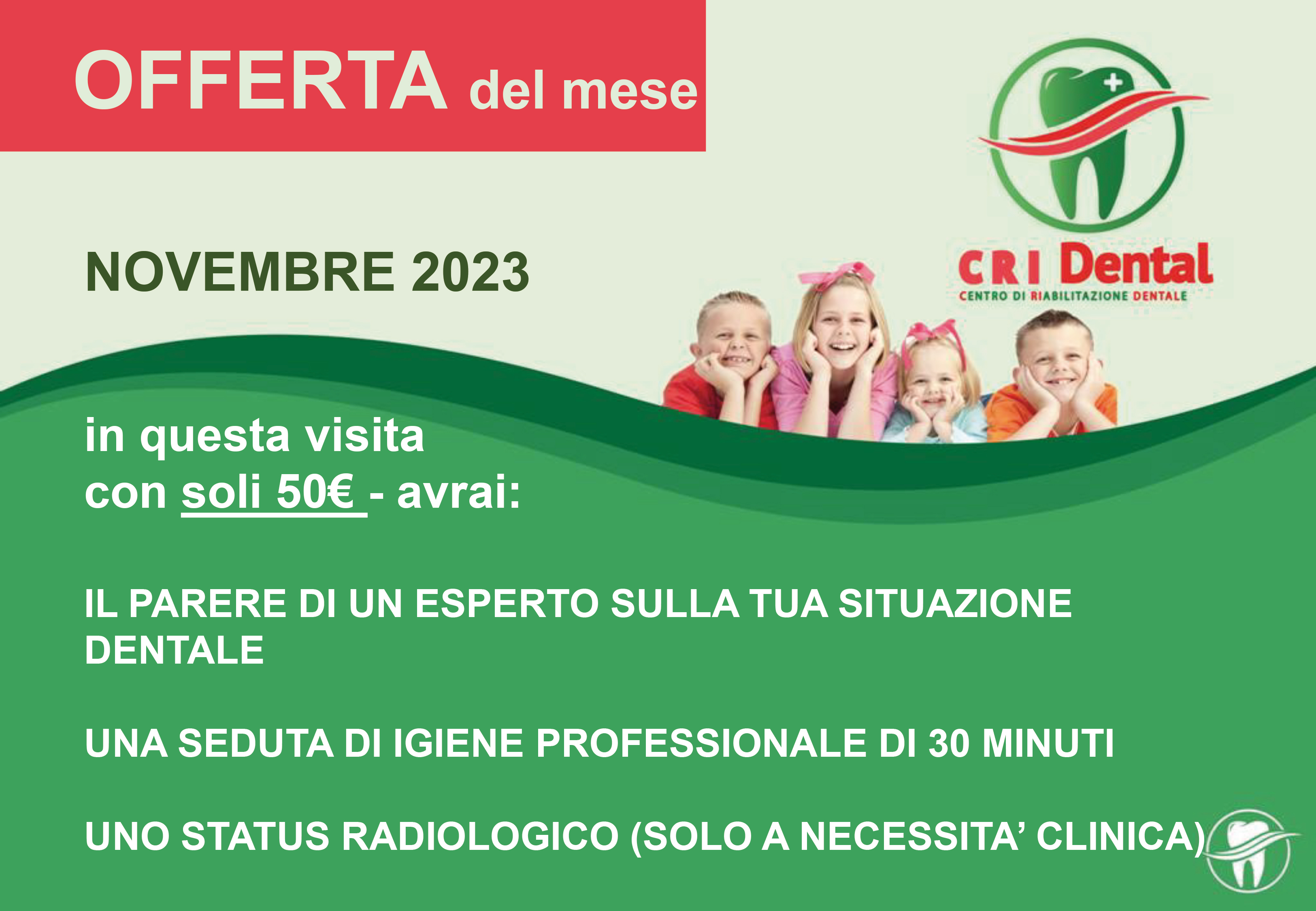 immagine Promo Novembre 2023 - Cri Dental