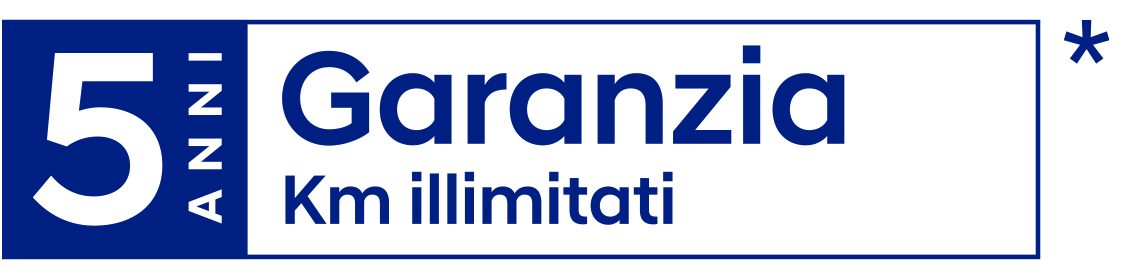 5 annni di garanzia*