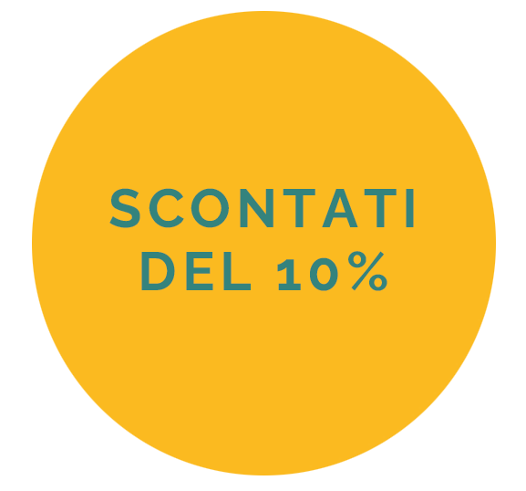 scontati del 10%