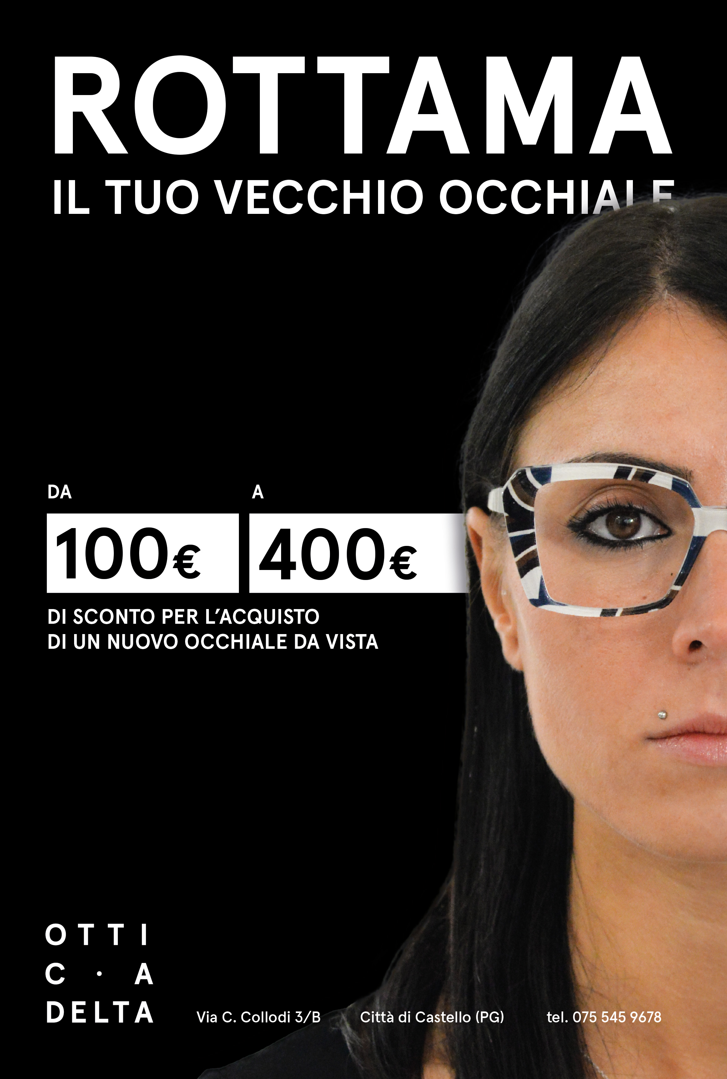 locandina Ottica Delta - Promo Gennaio - Febbraio 2024