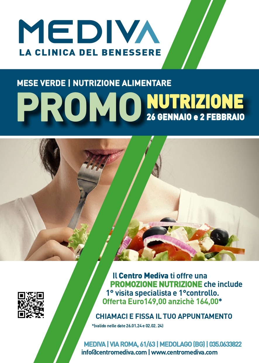 Locandina Promo Nutrizione 26 Gennaio e 2 Febbraio 2024