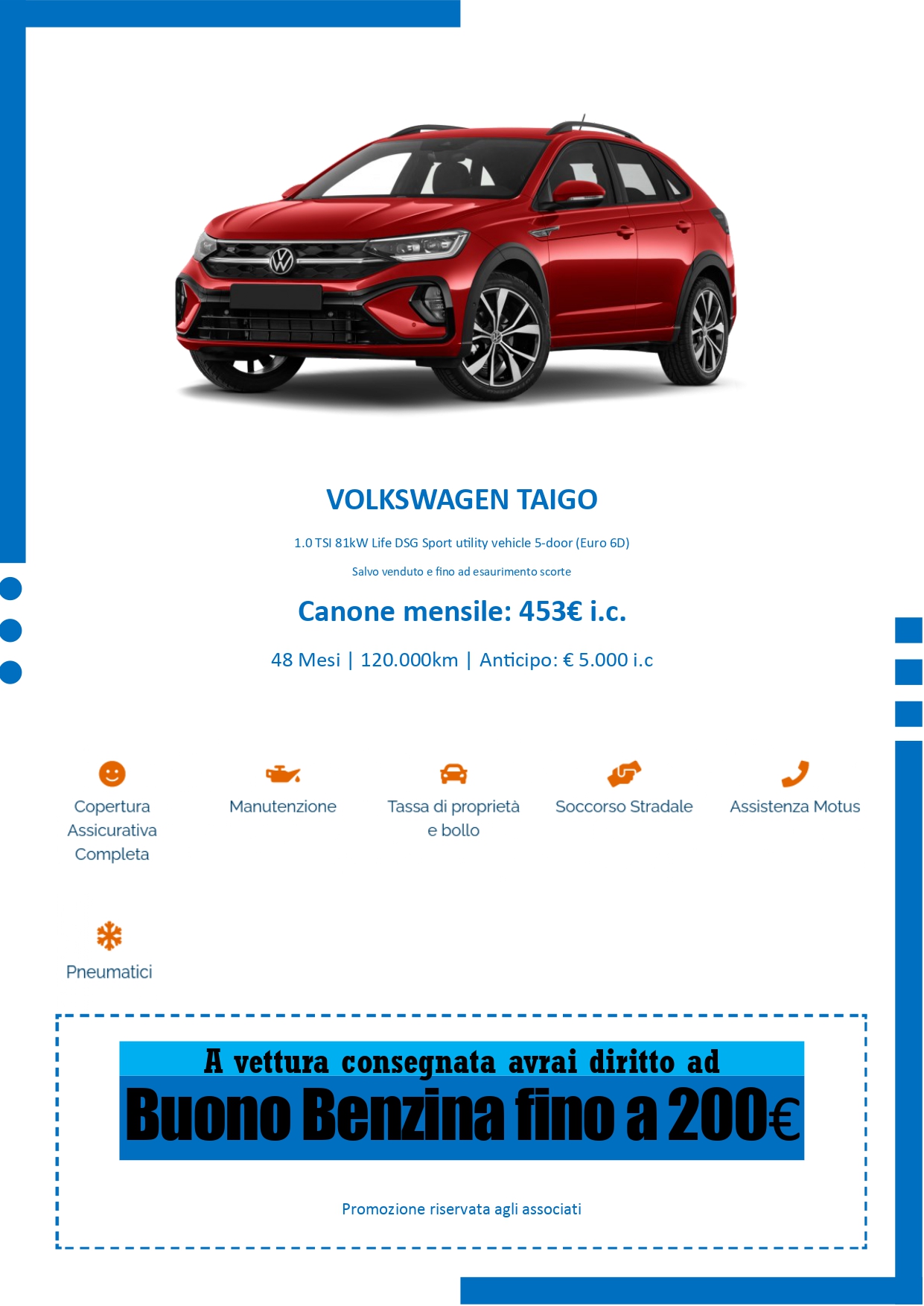 Locandina noleggio VOLKSWAGEN TAIGO