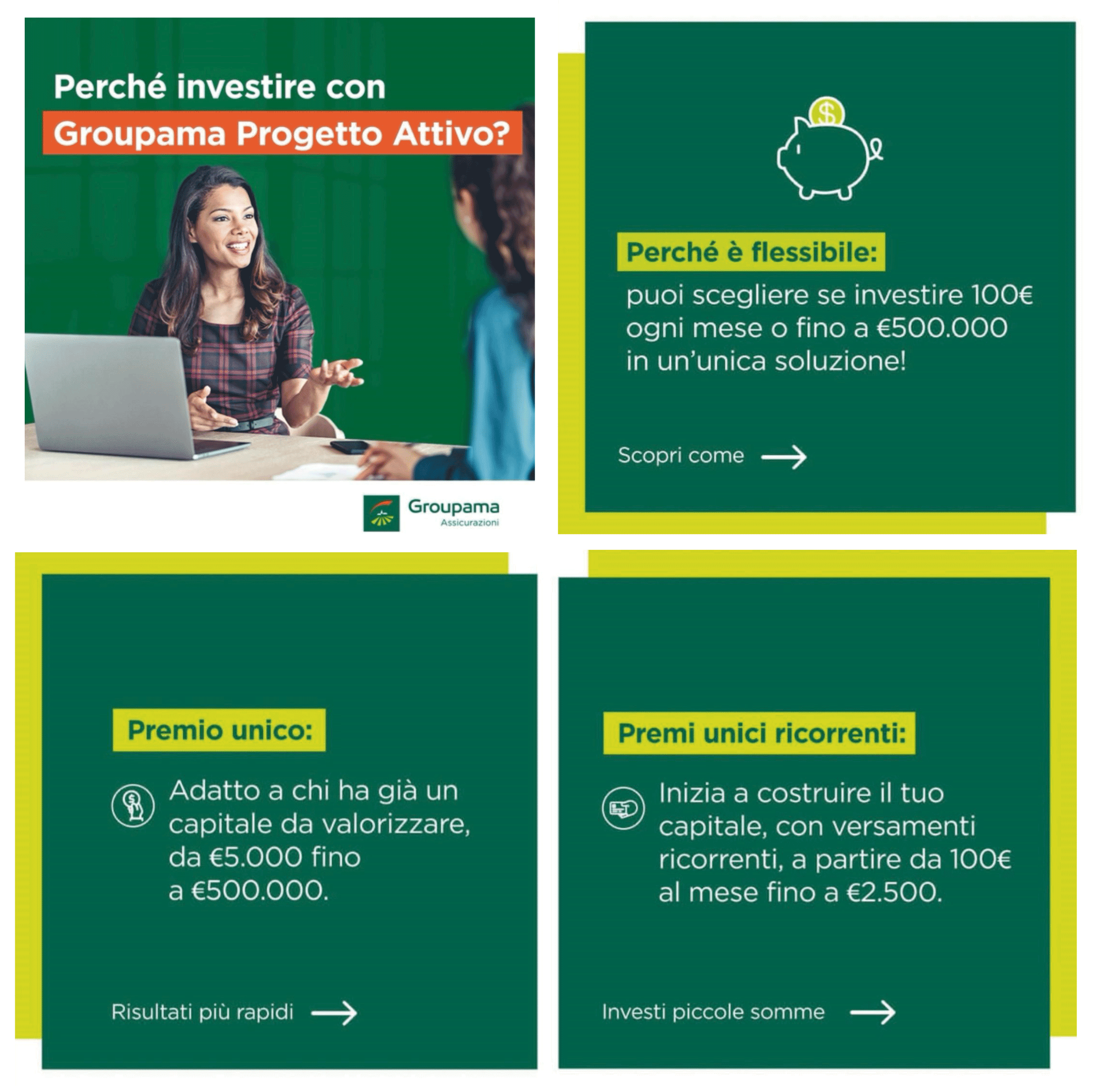 Perchè investire con Groupama Progetto Attivo