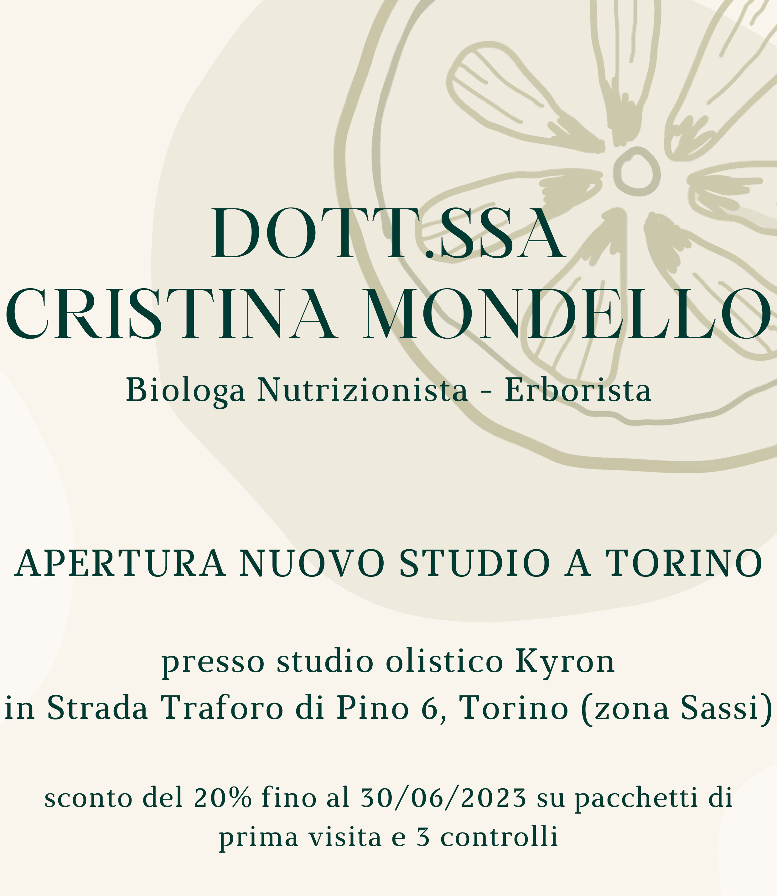 Locandina Promozione prima visita + 2 controlli a soli 200 euro
