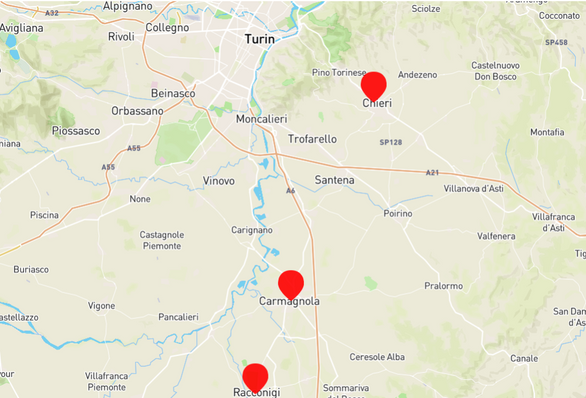 mappa sedi