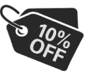 sconto del 10%