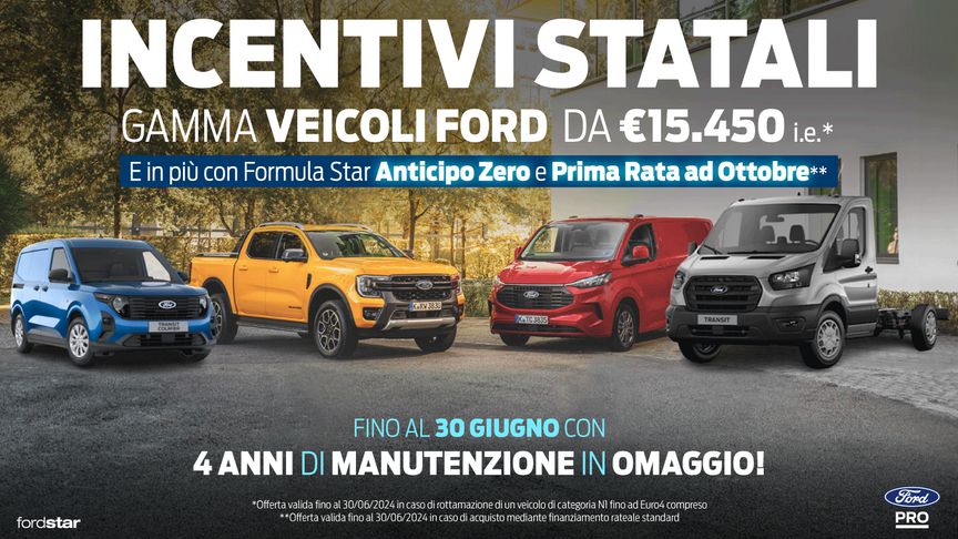offerte veicoli ford