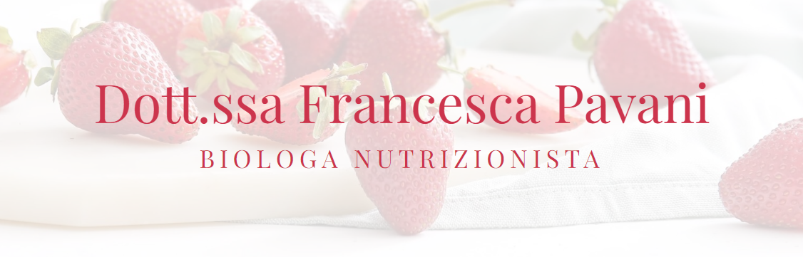testata Dott.ssa Francesca Pavani - Biologa Nutrizionista
