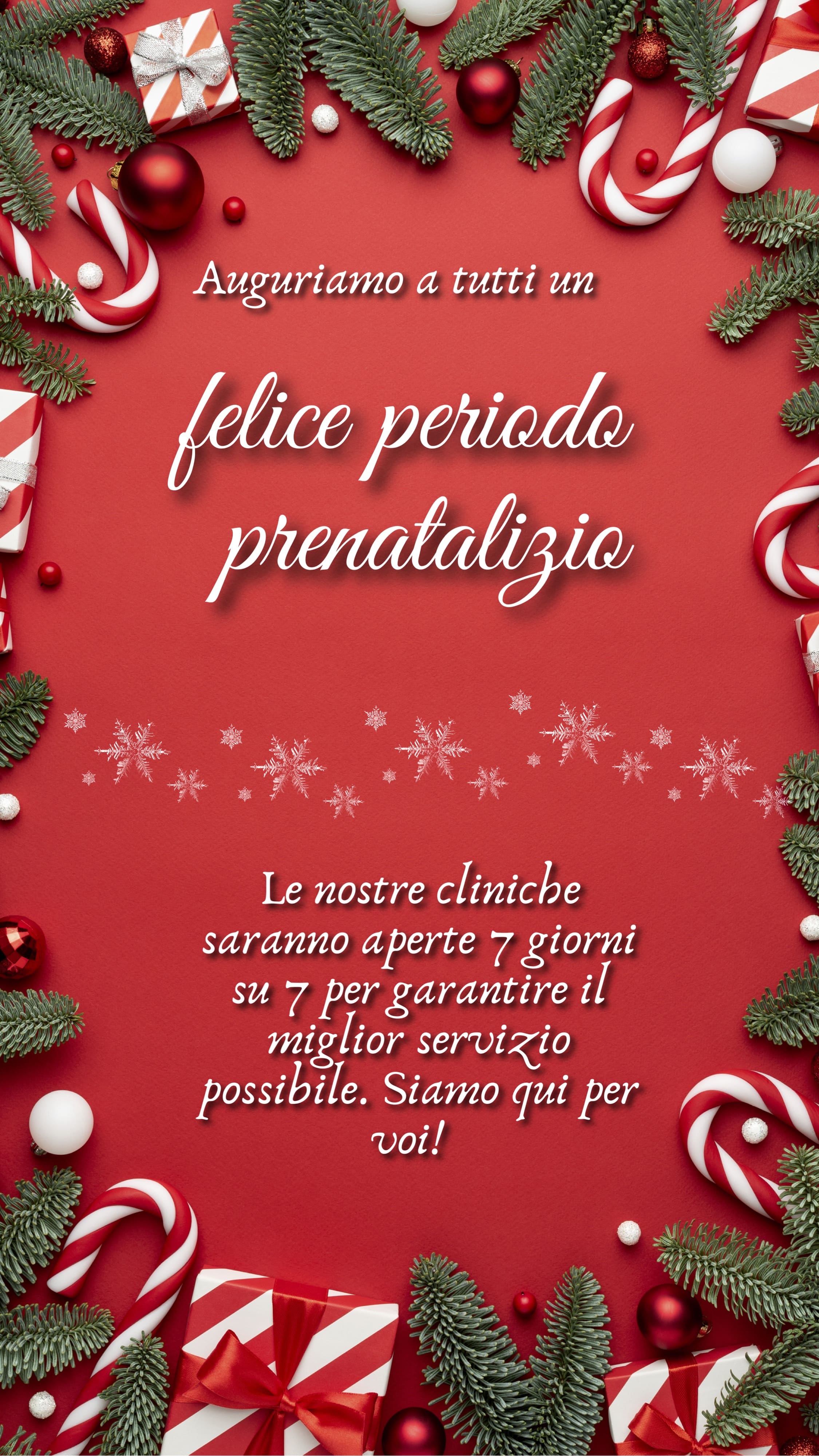 Dolomiti Sportclinic - periodo natalizio cliniche aperte 7/7
