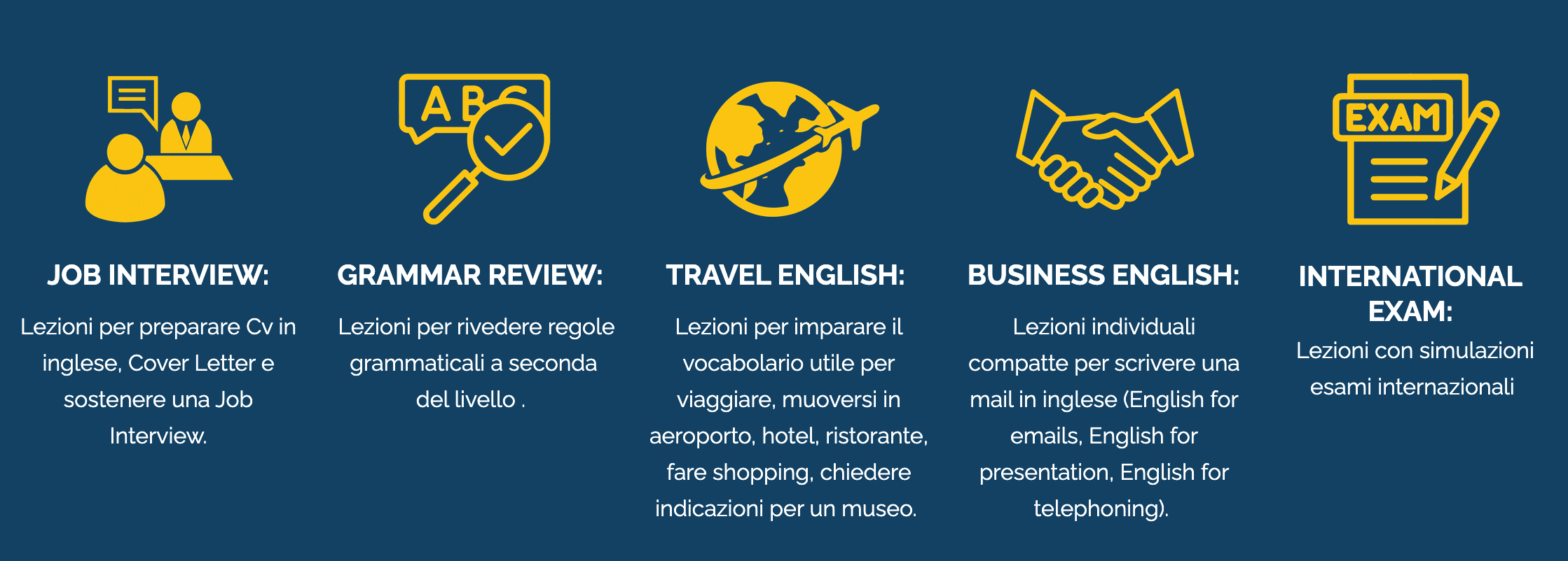 programma lezioni