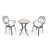 Set Bistrot: tavolo mosaico con sedie