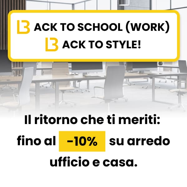 Il ritorno che ti meriti: fino al -10% su arredo ufficio e casa