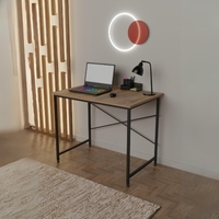 Scrivania Stile Industrial Ferro E Legno