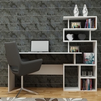 Scrivania Con Libreria Integrata Design Moderno