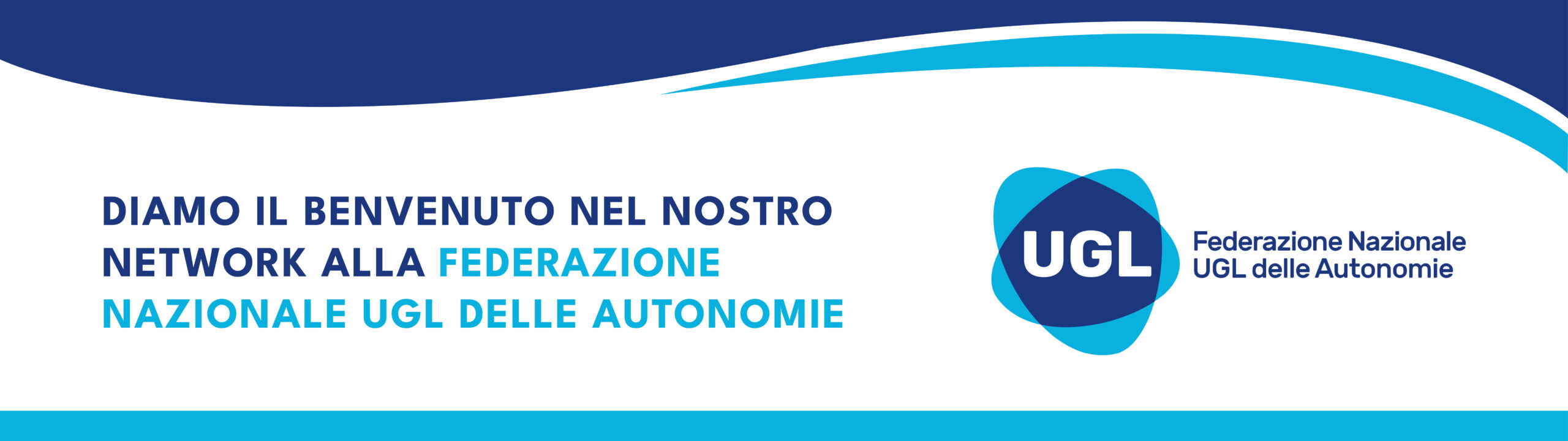 Banner benvenuto Federazione Nazionale UGL delle Autonomie