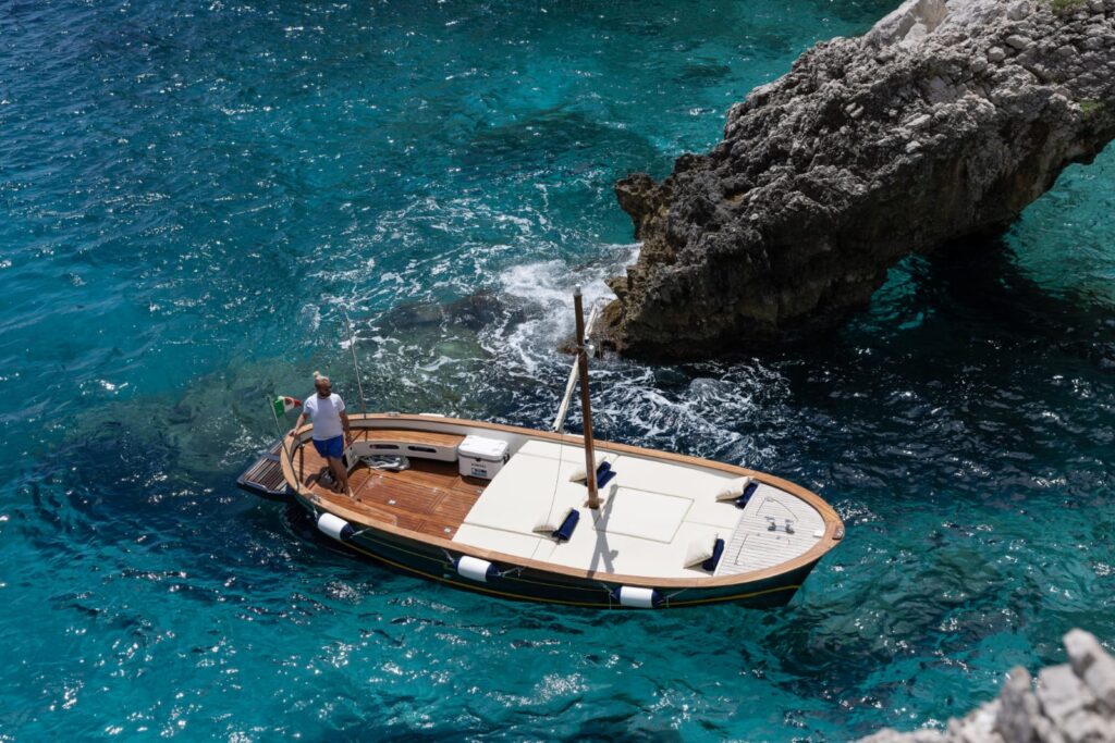 Capri Boat Sunrise