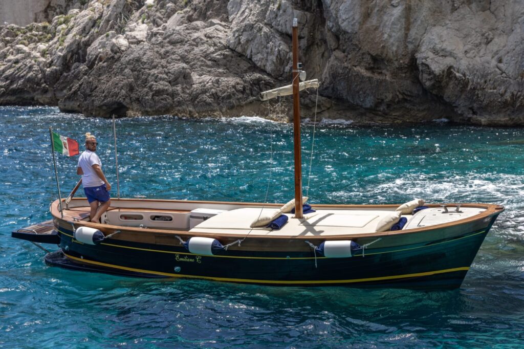 Capri Boat Sunrise