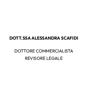 Dott.ssa Alessandra Scafidi – Dottore commercialista – Revisore legale
