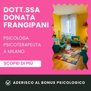 Dott.ssa Donata Frangipani – Psicologa Psicoterapeuta