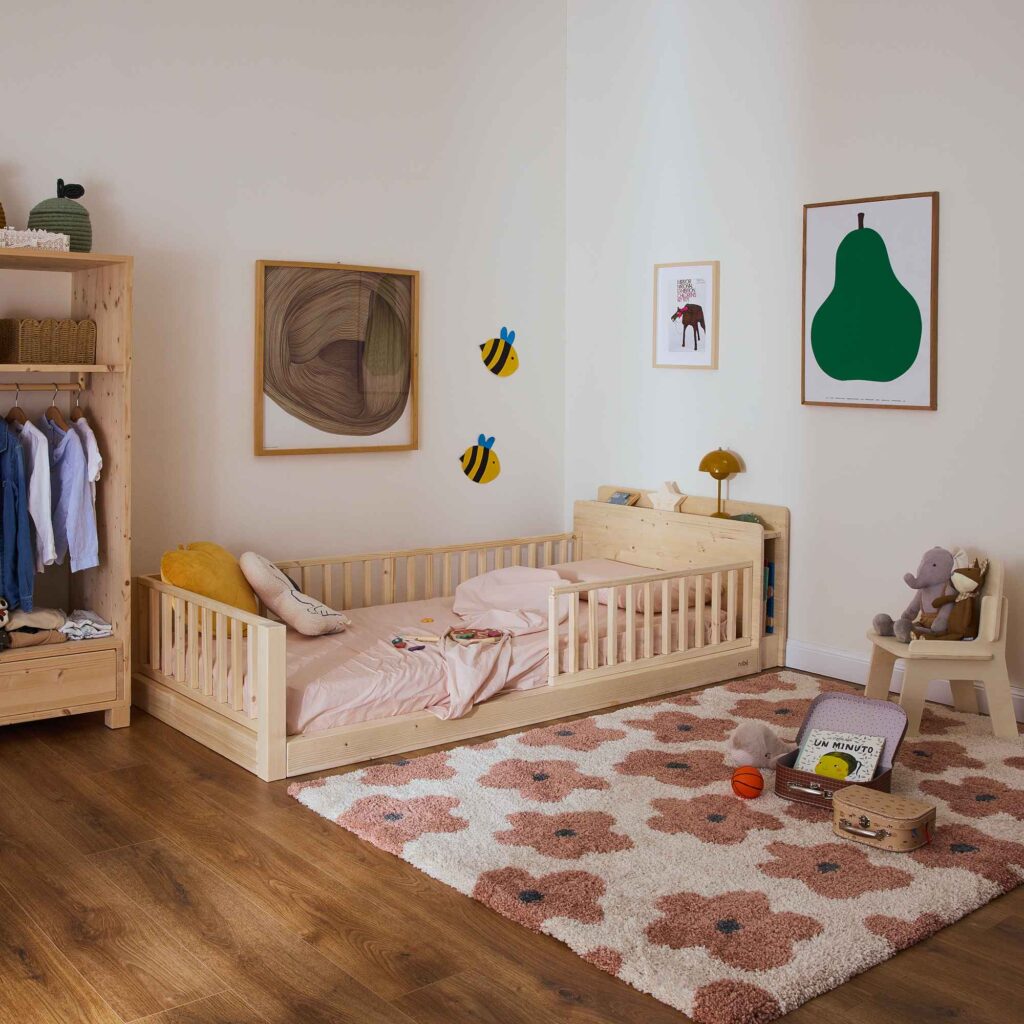 Nabè – Letto Montessori evolutivo in legno naturale