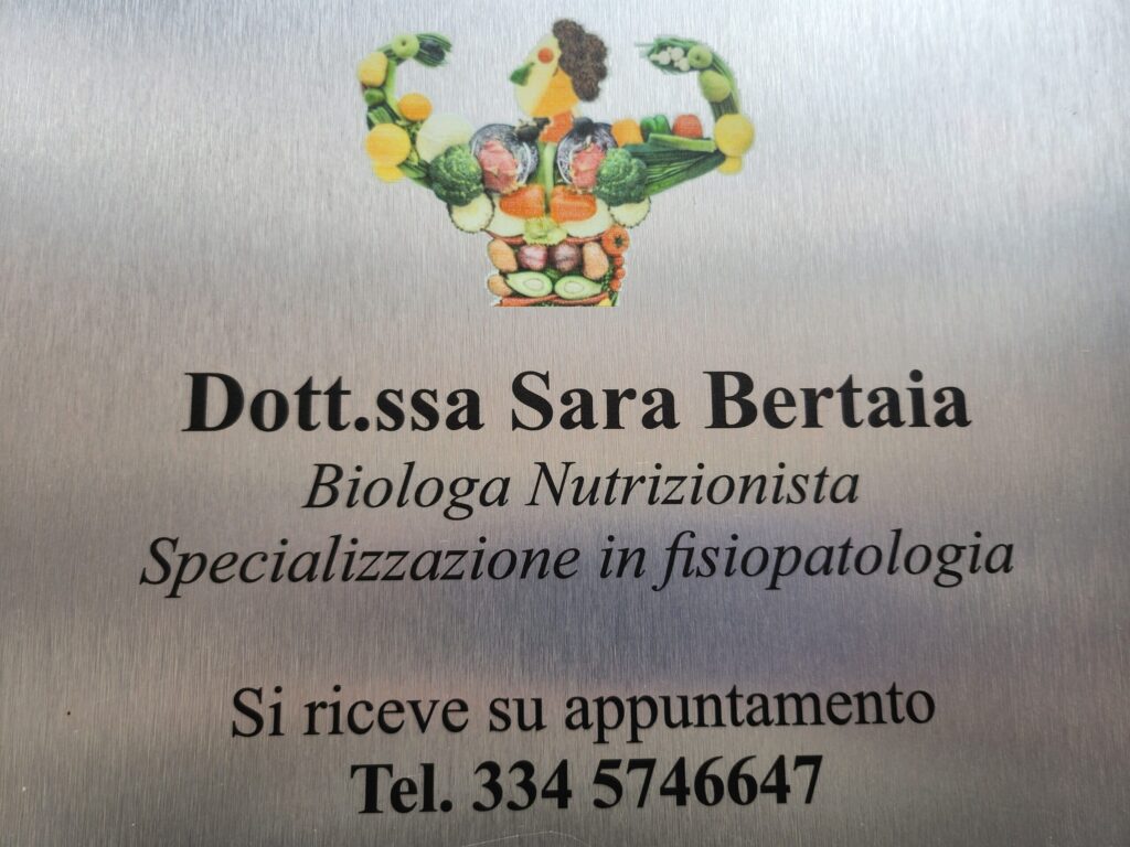 Dott.ssa Sara Bertaia – Biologa Nutrizionista